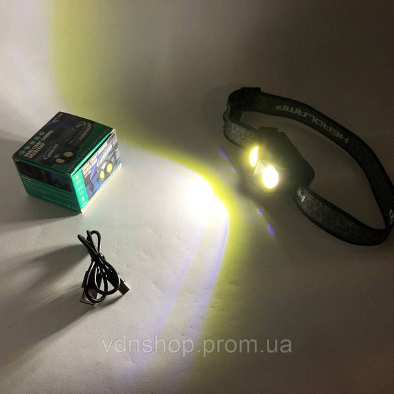 Головний ліхтарик, Потужний ліхтар для риболовлі, Led headlamp налобний ліхтар для нічної їзди CB-17 | Зображення 4
