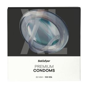 Презервативы – Satisfyer Premium Condoms 60 мм (XL), 100 шт. sexstyle