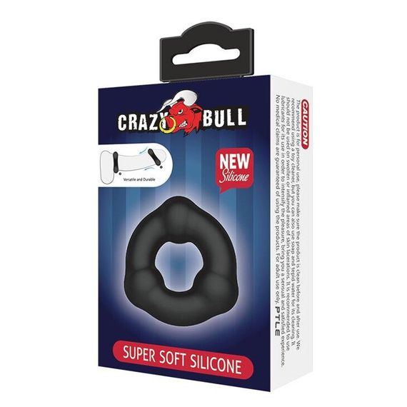 Ерекційне кільце Crazy Bull SUPER SOFT TRIANGLE, BI-210183 Sex Aura | Зображення 6