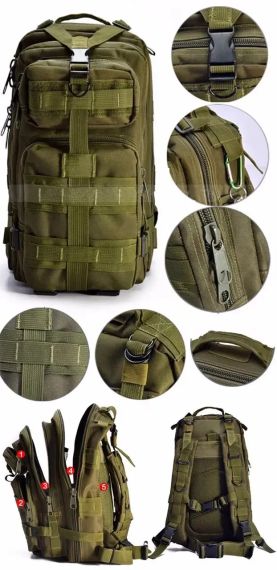 Рюкзак 30L Олива | Зображення 4