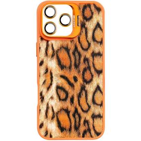 Чохол TPU+PC Wild Leopard with MagSafe and Lens для Apple iPhone 16 Pro (6.3") Orange