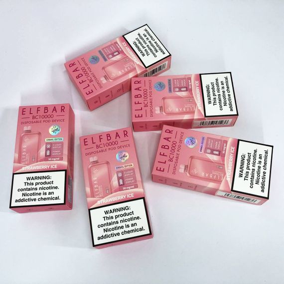 Elf Bar BC10000 смак Полуниця (Strawberry Ice) (ws25661-19) | Зображення 4
