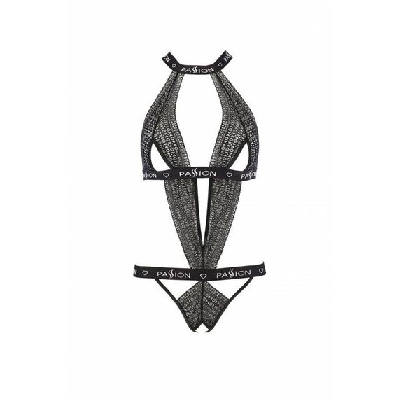 Напівпрозоре боді з вирізами Passion Exclusive Mirajane Body black S/M, black | Зображення 4