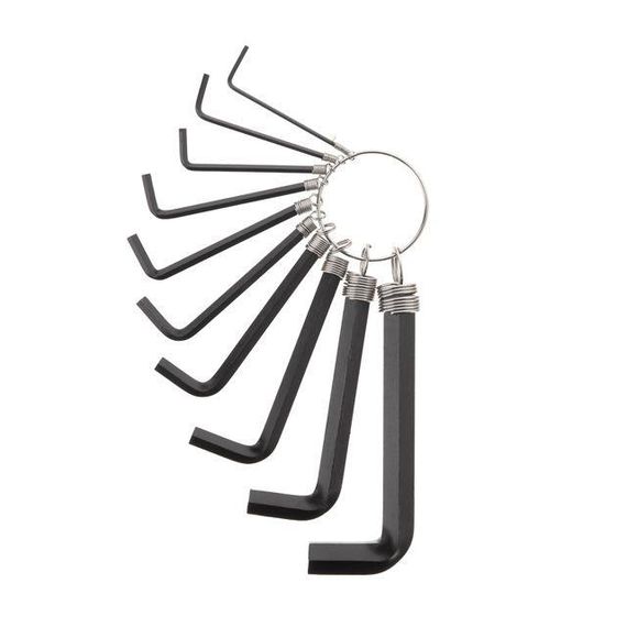 Набір ключів Г-подібних шестигранних 10шт INTERTOOL HT-1842