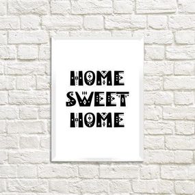 Постер у рамці Home sweet home A3 (WMT3_19NG019_WH)