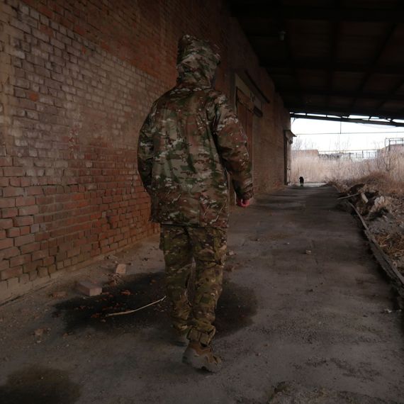 Плащ-дощовик з запаяними швами Kiborg мультикам M | Зображення 7