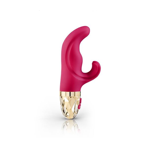 Вибратор-кролик Mystim Hop Hop Bob Fuchsia, мощный мотор, 8 режимов