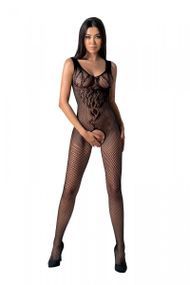 Бодистокинг с крыльями Passion BS098 One Size, black, средняя сетка, открытый доступ