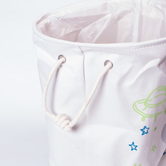 Кошик для іграшок тканинний 40×40×47 см Білий HP-41-15W | Зображення 4