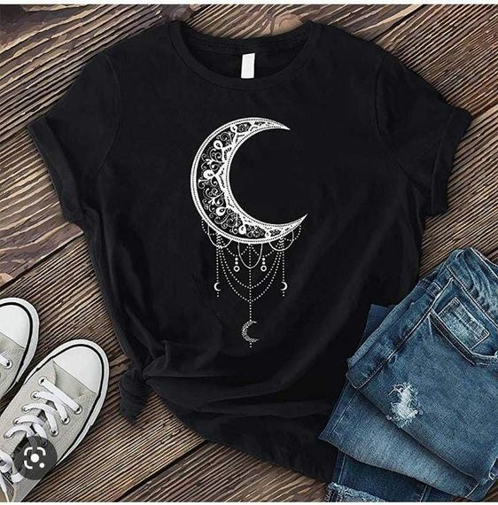 Футболка жіноча з принтом повсякденна L Чорний