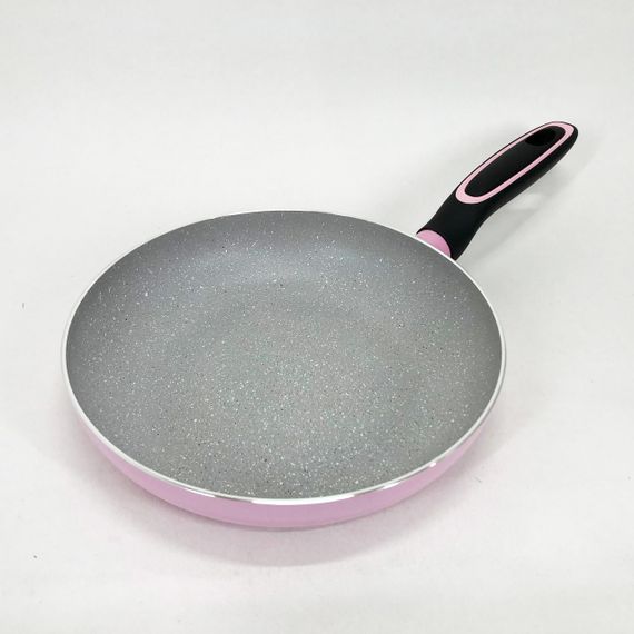 Сковорода Magio MG-1176 з мармуровим антипригарним покриттям 22 см, якісна сковорода | Зображення 6