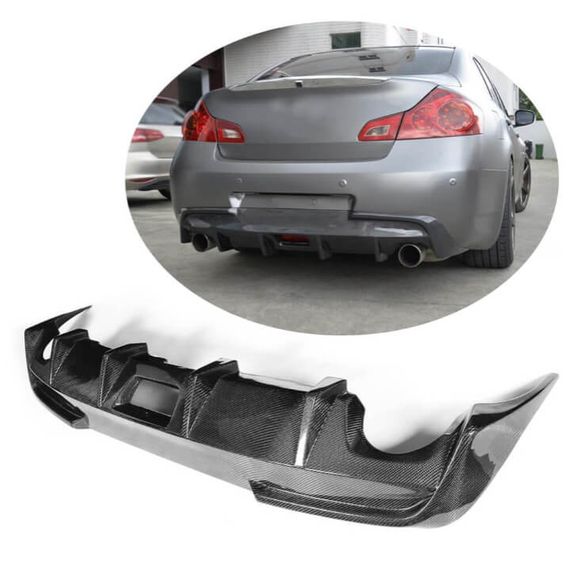 Комплект обвісів Carbon FullSet (для G37 SD 2009-2013, Карбон) для Infiniti G25/G35/37 (V36/CV36) рр | Зображення 2