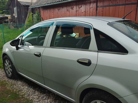 Накладки на ручки (4 шт, нерж) Carmos - Турецька сталь для Fiat Linea 2006-2018 рр | Зображення 1