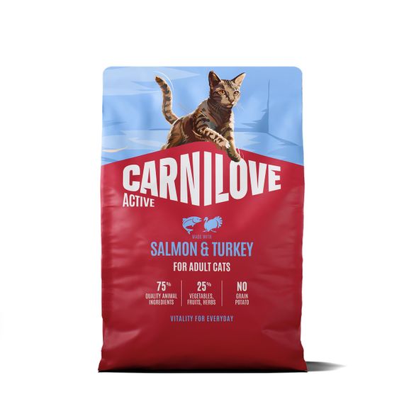 Сухий корм з лососем та індичкою для котів Carnilove Active Salmon & Turkey, 2 кг