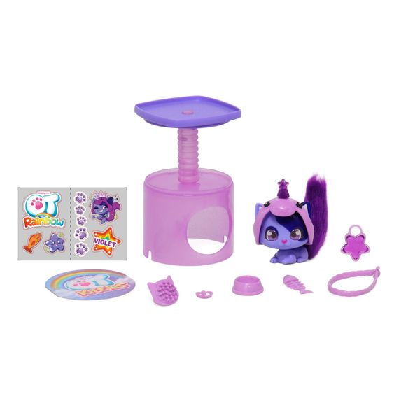 Дитячий ігровий набір S2 "Кошеня Рокі" 450006-4 фігурка, будиночок, аксесуари | Зображення 1