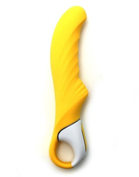 Мощный вибратор Satisfyer Vibes Yummy Sunshine с гибким стволом и стимулирующим рельефом | Зображення 1
