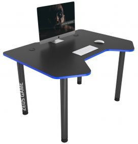 Стол геймерский ZEUS Pixel черныйсиний