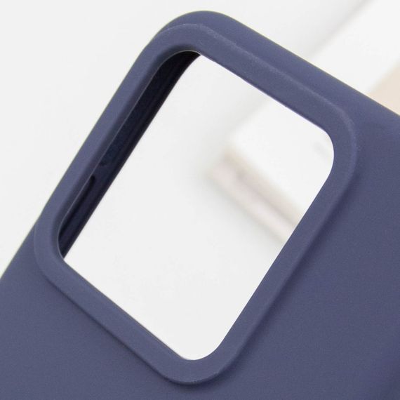 Чехол Silicone Cover Lakshmi (AAA) для Xiaomi 14 Pro Темно-синий / Midnight blue | Зображення 5