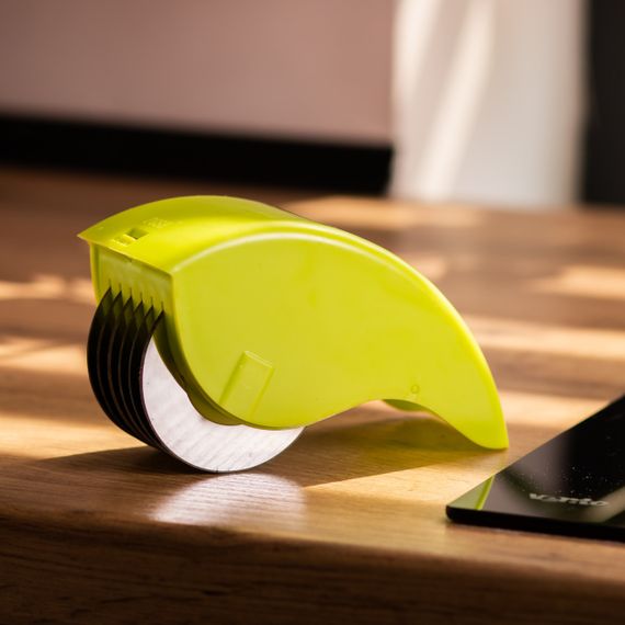 Ніж слайсер для зелені 6 лез ножа подрібнювач для зелені 15×6×8 (см) Салатовий HP-8-71 | Зображення 5