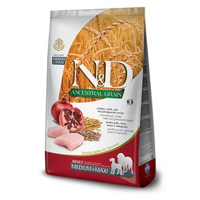 Сухий корм з куркою для собак середніх і великих порід Farmina N&D Dog Chicken & Pomegranate Adult Medium & Maxi, 2.5 кг