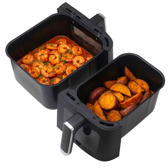 Аэрофритюрница Adler AD 6324, 11 л, мультипечь без масла, аэрогриль, 2 корзины | Зображення 6