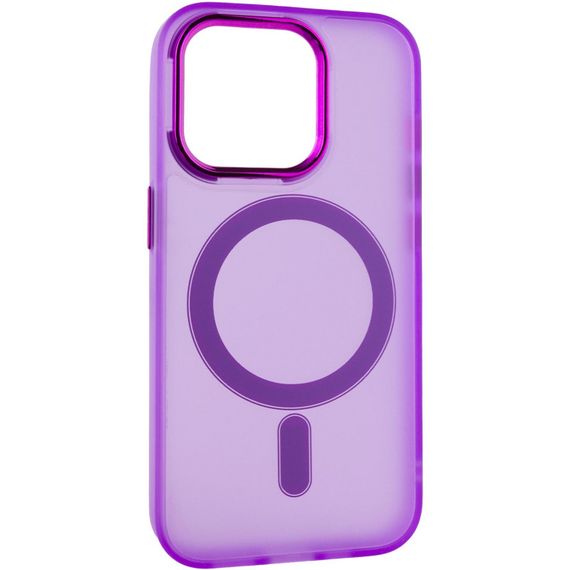 Чехол TPU+PC Lily with MagSafe для Apple iPhone 12 Pro Max (6.7") Purple | Зображення 1