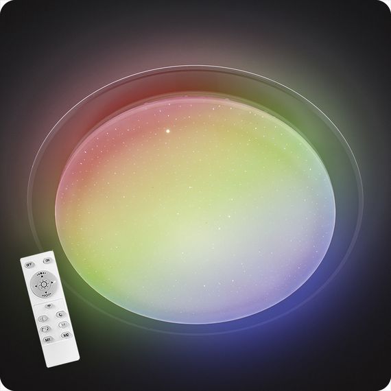 Люстра світлодіодна 517 Xlight RGB з пультом 25Вт Білий (01239)
