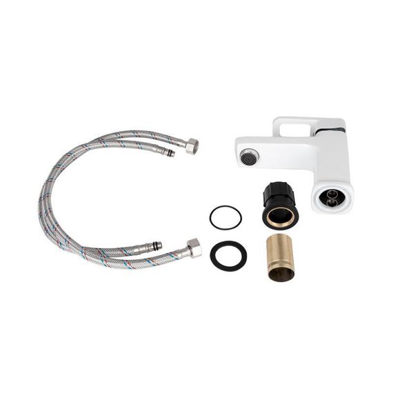 Змішувач для раковини Lidz Wawel 001 (k35) LDWAW001WHI45397 White | Зображення 3