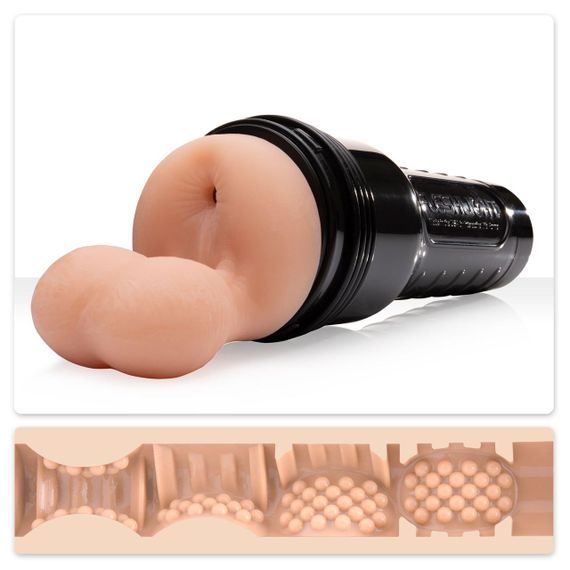 Мастурбатор-попка Fleshlight FleshSack з мошонкою Sex Aura | Зображення 1