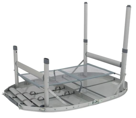 Стіл Bo-Camp Premium Oval 100x70 см Grey (1404424) (DAS303284) | Зображення 2