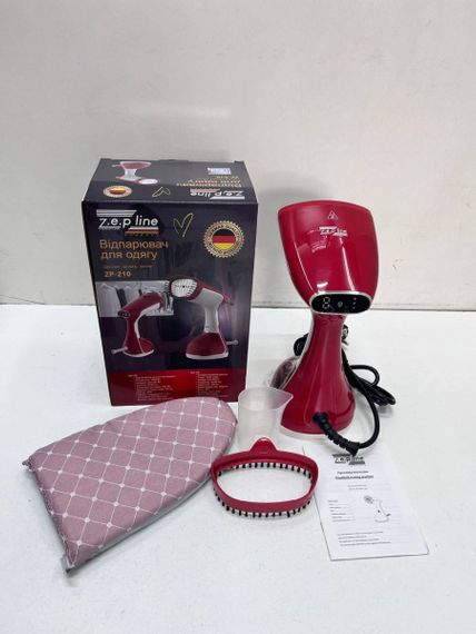 Відпарювач вертикальний ручний для одягу Zepline ZP-210-Red 2000 Вт червоний | Зображення 2
