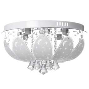 Люстра торт потолочная с пультом LED E14 60W RGB WH (BCL-649S/4)