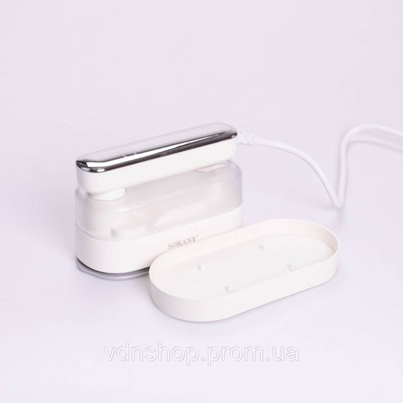 Дорожня праска з парогенератором Sokany 1200 Вт Білий SK-11045 | Зображення 1