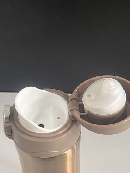 Термокружка Maestro MR-1641-45-GOLD 450 мл з нержавіючої сталі герметична | Зображення 7