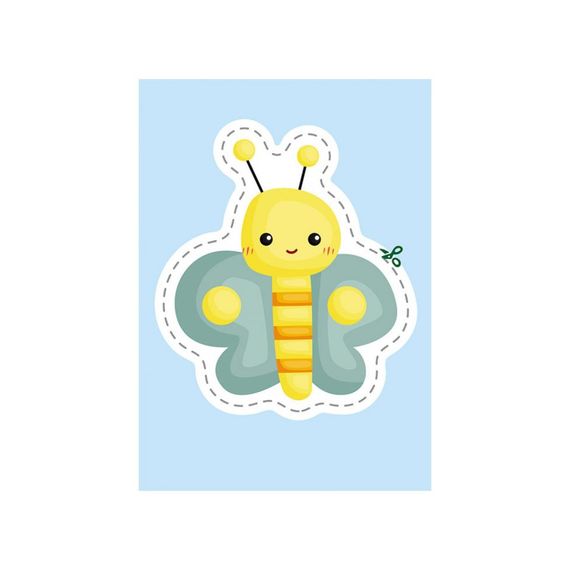 Вырезалки для самых маленьких. Разноцветные насекомые КЕНГУРУ 1376001 от 3 лет | Зображення 1