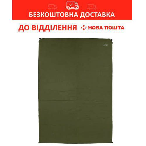 Коврик туристический самонадувающийся Tramp COMFORT DOUBLE (187х130х5см) (UTRI-011-dark-olive)