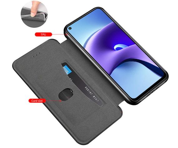 Чехол-книжка Primolux Besus для телефона Xiaomi Redmi Note 9T - Black | Зображення 3