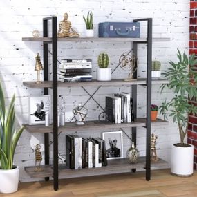 Стеллаж Loft Design Сингл 4-1350 дуб палена