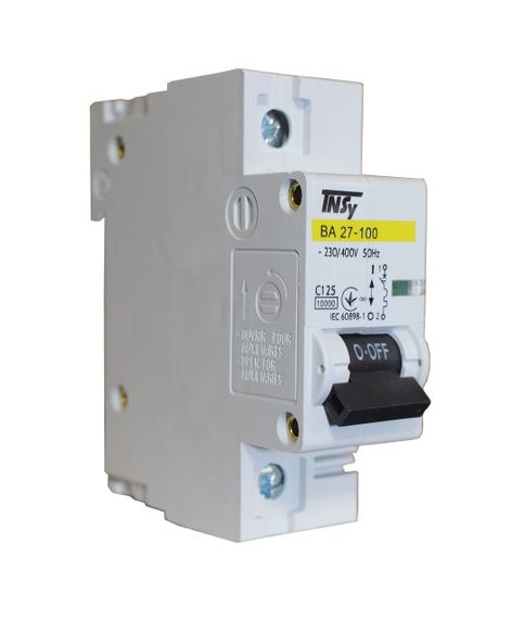 Автоматичний вимикач ВА27-100 1Р 125А 10 кА х-ка C Ny95504836