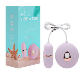 Вібро-яйце з дротовим керуванням і 7 режимами вібрації Lilo Violet Sex Aura