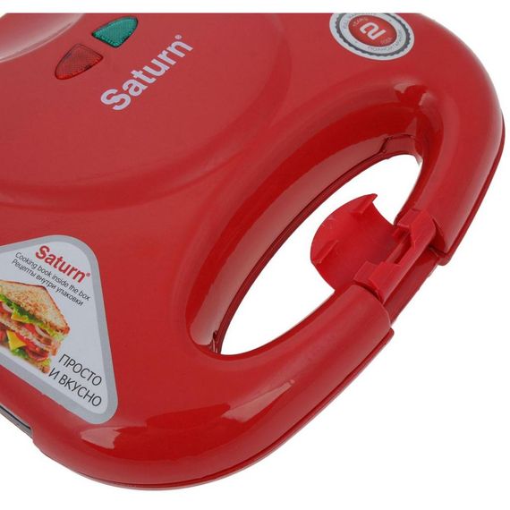 Сендвічниця Saturn ST-EC1082 Red | Зображення 5