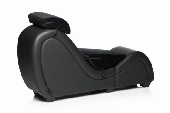 Секс-кресло с подушками Master Series Kinky Sex Lounge with Cushions - Black, Черный | Зображення 2