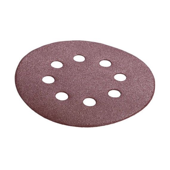 Круг наждаковий самоклейний 125 мм з отворами, папір класу С, К220, 5 од. INTERTOOL BT-0590 | Зображення 2