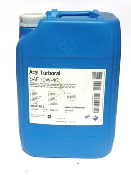 Моторна олива ARAL Turboral 10w40 20л CI-4/SL, E7