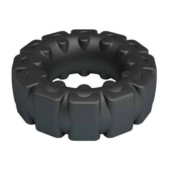 Ерекційне кільце Crazy Bull Laiden Super Soft Silicone Cock Ring – Black Sex Aura | Зображення 3