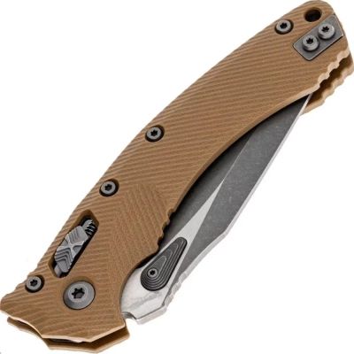 Нож Microtech Amphibian Ram-Lock, клинок Apoc Fluted, руків&apos;я tan G10 (137RL-10APFLGTTA) | Зображення 5