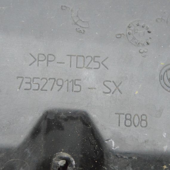 Накладка під лобове скло ліва Fiat Doblo 2000-2009 Жабо лобового скла ліва Фіат Добло 735279115 | Зображення 2