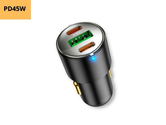 Автомобільний зарядний пристрій XPRO NZ6 PD45W чорний (37361-01) | Зображення 1