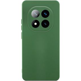 Чохол Silicone Cover Lakshmi Full Camera (AA) для Xiaomi Redmi Note 14 Pro+ 5G Зелений / Dark green