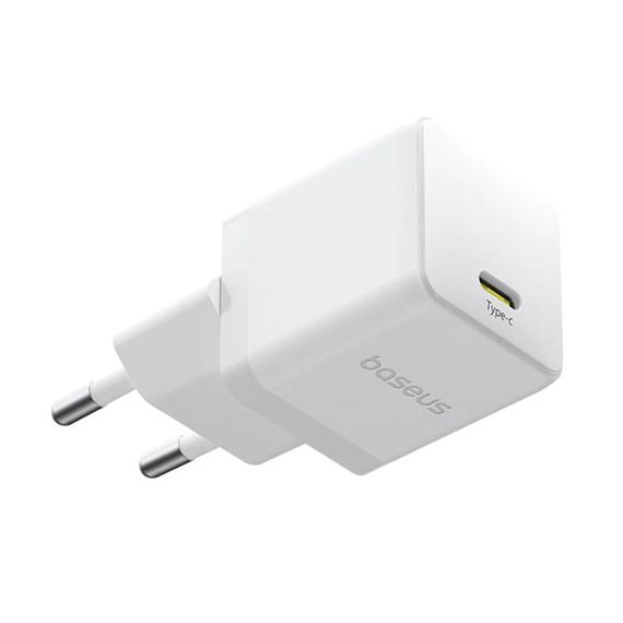 МЗП Baseus Palm Fast Charger 30W (1USB-C) + кабель Type-C to Type-C (P10111605113-01) Moon White | Зображення 1
